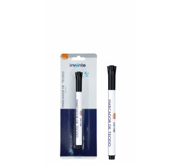 CANETA P/TECIDO BLISTER PRETA CA0020